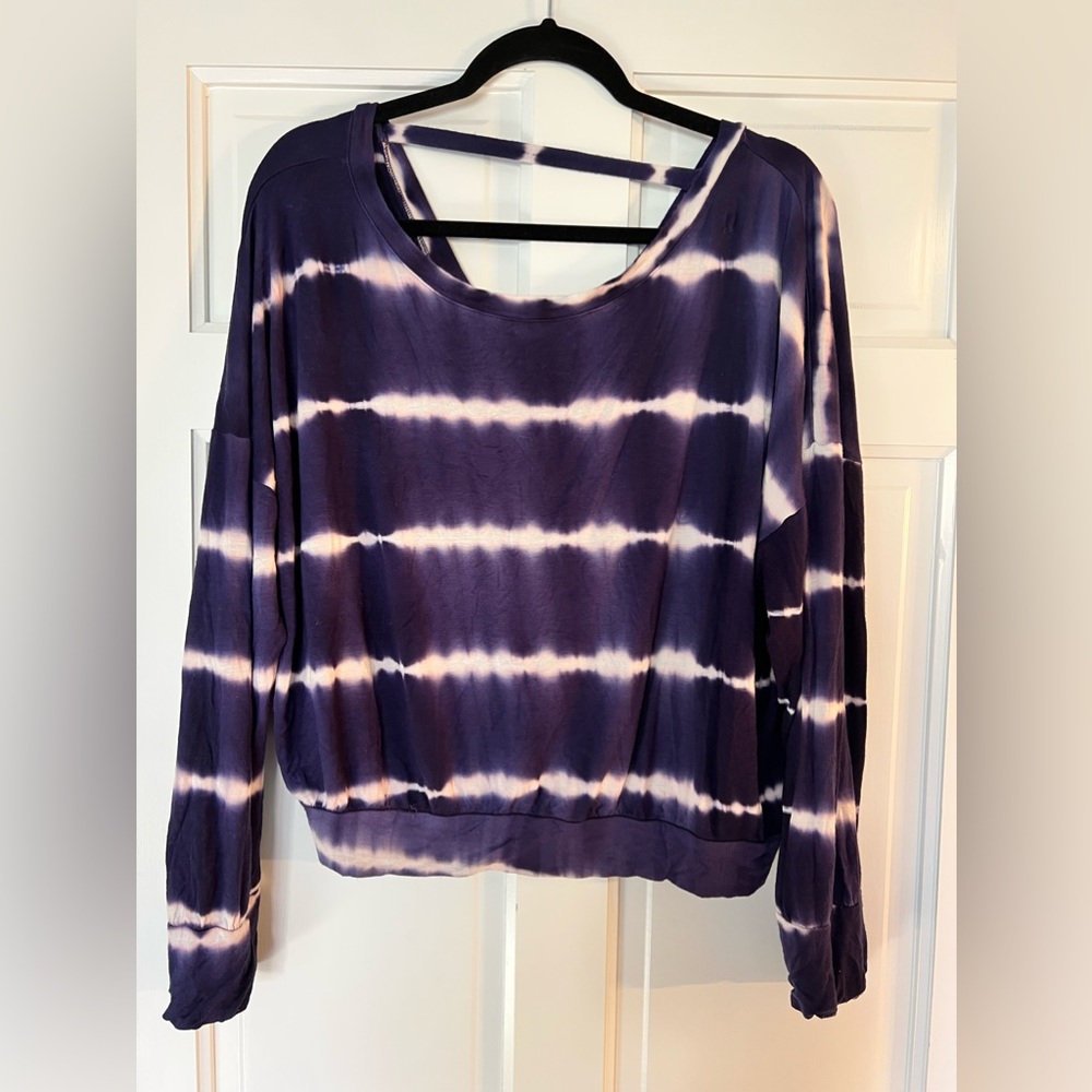 Evereve || Peyton Jensen Jersey Knit Tie Dye Top